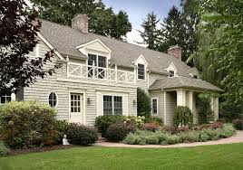 Scandia grey wood siding & trim: Maibec Gray Shingles Houzz