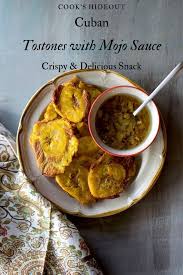 How To Make The Best Cuban Style Crispy Fried Plantains And Garlic Dipping Sauce Cook S Hideout In 2020 Recipes Easy Cooking Recipes Cooking