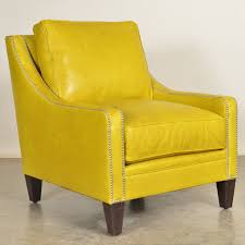 Fancy Citrine Yellow Slope Arm Leather Chair By Cococohome Yellow Chair Yellow Outdoor Chair Velvet Dining Room Chairs