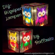 Lamp Of Perler Beads Instructions And Template Diy Perler Beads Perler Beads Designs Perler Beads