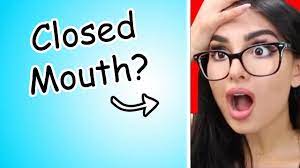 If I find a Sssniperwolf thumbnail with a closed mouth, the video ends -  YouTube