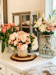 Note that these artificial flowers are made from silk so sunlight should be avoided. 5 Tips To Make Faux Flowers Look Real Hallstrom Home Home Flower Arrangements Flower Arrangements Diy Fake Flower Arrangements