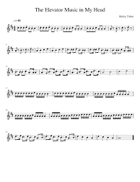Check out these websites and apps for legal, free music downloads. The Elevator Music In My Head Sheet Music For Clarinet In B Flat Solo Download And Print In Pdf Or Midi Free Sheet Music Musescore Com
