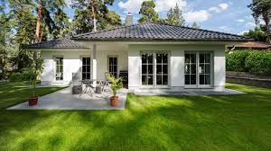 Hausbau Bungalow Massivhaus Winkel Bungalow Mit Garage Barrierefrei