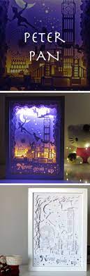 peter pan lightbox isikli tablo neon sanatsal peter pan