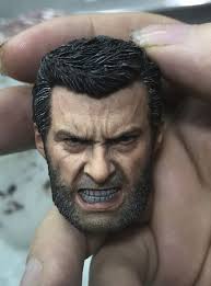 Sixth Scale Angry Logan Hugh Head Sculpt Burning Soul