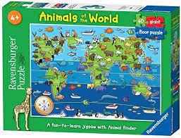 1000 piece puzzles for adults, contains 1000 pieces puzzle and a poster and well packaged box. Ravensburger Animals Of The World 60 Piece Jigsaw Puzzle For Kids Age 4 Years And Up Buy Online At Best Price In Uae Amazon Ae
