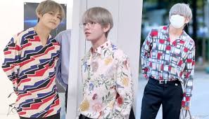 They promote both in china and south korea. Buy Taehyung Burberry Shirt Cheap Online