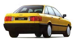 Audi 80 1986 1991 Yellow Car Youngtimer Autos Und Motorrader Oldtimer