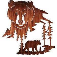 Black Bear Metal Wall Art At Cabelas Metal Tree Wall Art Metal Wall Art Metal Art