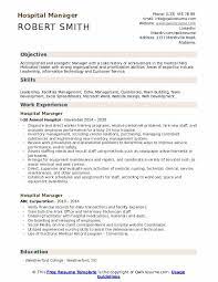 Create a resume in minutes with professional resume templates. Hospital Manager Resume Samples Qwikresume
