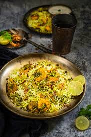 A Rice Dish Fit For A King Hariyali Jheenga Biryani Or Prawn Biryani Is Rich Intensely Flav Biryani Recipe Indian Food Recipes Vegetarian Indian Food Recipes
