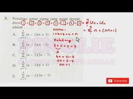 Check spelling or type a new query. Soal Notasi Sigma Matematika Kelas 11