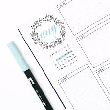 Floral Wreath Illustration With Bullet Journaling Archer And Olive With Ultra Thick 160g Video Bullet Journal Mood Bullet Journal Notebook Bullet Journal Writing