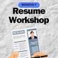 Monthly Resume Workshop event image