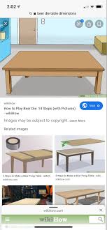 Dimensions Diy Table Table Dimensions Beer Pong Tables