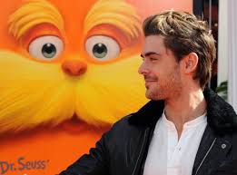Zac Efron Drseuss Day Zac Efron The Lorax Alpha Male