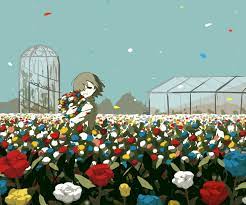 Enjoying A Large Field Of Flowers by avogado6