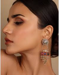 Buy Palak Earrings by SHEETAL ZAVERI at Ogaan Online Shopping Site