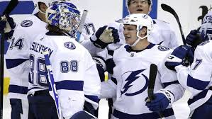 Only six of those goals also stood as the series clincher. Gourde Lifts Lightning Over Pens 2 1 In Ot For 8th Straight