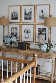 Jenni S Home Stairway And Upstairs Landing Area Dear Lillie Studio Stair Landing Decor Landing Decor Stairway Decorating