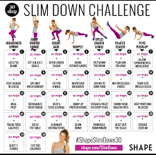 Lose Weight This Month With Our 30 Day Slim Down Challenge