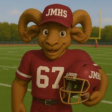 Rams football scrimmage with alumni visit