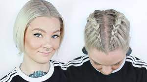 You probably have worn pixie braids or micro braids for their extraordinary charm and effect. Growing Out My Pixie Cut How To Dutch Braid Short Awkward Mullet Hair Youtube