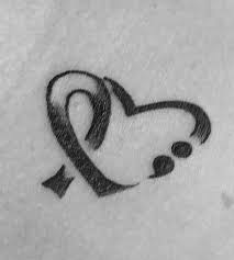 Cancer Ribbon And Semi Colon Heart Tattoo Awareness Ribbons Tattoo Cancer Ribbon Tattoos Cancer Awareness Tattoo