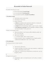 Învață să vorbești limba franceză. Accentele Grafice In Limba Franceza