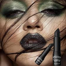 Waterproof Glitter Lipstick 7 Color Moisturizing Long Lasting Non-stick Cup  Black Diamond Lipsticks Sexy Shimmer Solid Lip Gloss