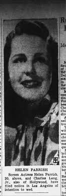 Helen Parrish Charles Lang