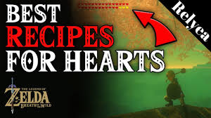 Sure, it starts easy enough with a nice gentle. The Best Recipes For Extra Hearts In Zelda Breath Of The Wild Youtube