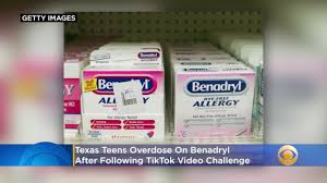 Texas Teens Overdose On Benadryl After Following Tiktok Video Challenge Youtube