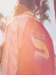 The Substance Margaret Qualley Pink Bomber Jacket