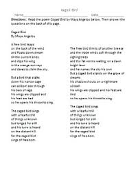 Caged Bird Poem And Discussion Questions Poem By Maya Angelou This Or That Questions Bird Poems Poems