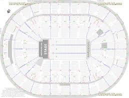 Detailed Seat Row Numbers End Stage Concert Sections Floor