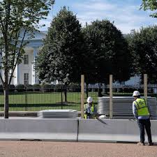 Where do you need the fence repair? Construction Fences Going Up Around White House For A Long Planned Renovation Project Abc News