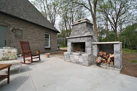 They can also be used on the porch or terrace to support your kitchen garden. Concrete Block Outdoor Fireplace