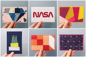 How can i make my own custom postcards? Tutorial How To Make Quilted Fabric Postcards