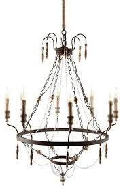 For many years, i wanted an antique crystal chandelier in either my dining room and/or entry way. Rimini French Country Chandelier With Crystal Beads Traditional Chandeliers By Lighting Boutique Houzz