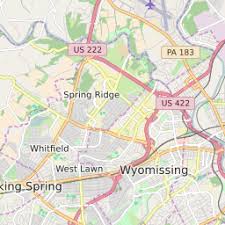 map of all zip codes in sinking spring