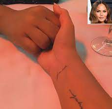 Chrissy teigen just got a new tattoo of all her family member's birth dates. Chrissy Teigen Gets Tattoo In Honor Of Son Jack People Com
