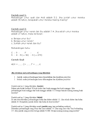 Selisih tinggi badan mereka adalah 20 cm. Soal Matematika Kelas 5 Perbandingan Pdf