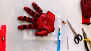 Hand made iron man costume. Dali Lomo Iron Man Hand Diy With Cereal Box Pdf Template