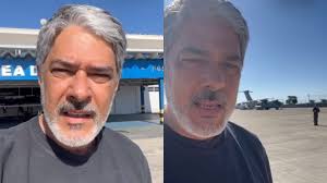 William Bonner aparece de camiseta e faz revelação sobre o Jornal Nacional  no Rio Grande do Sul: “Momento dramático”