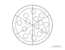 Here is a yummy and detailed coloring page of thin crust pizza. Blank Pizza Template Printable Pizza Craft For Kids Pizza Coloring Page Coloring Pages Free Printable Coloring Pages