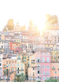 France Travel Photography Menton France French Riviera Etsy Fine Art Prints Photographs Pastel Photography France Travel