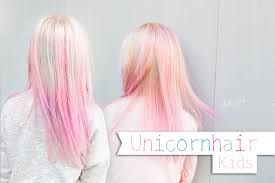 Gallery images bunte haare mit krepppapier. Unicornhair Kids Delari
