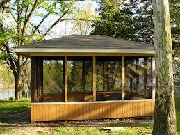 This gazebo is constructed of galvanized steel that protect you from rain and snow. Screened Gazebo Gazebo Plans Screened Gazebo Gazebo
